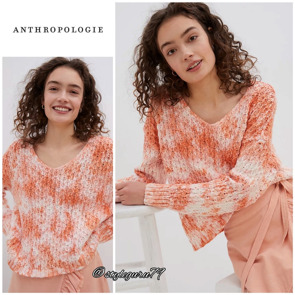 NWT, Anthropologie Pilcro Christian V-Neck Sweater
